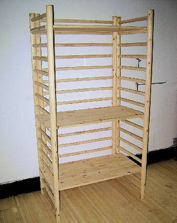 1 Sided Wood Dowel Shelf