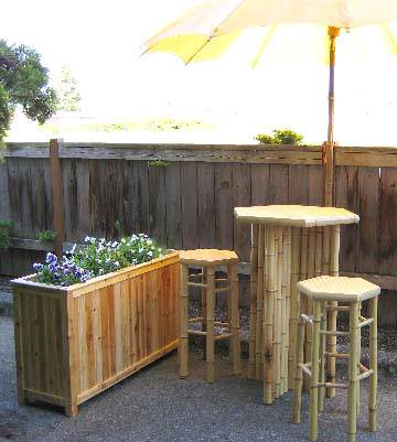 Bamboo Bar & Bistro Table