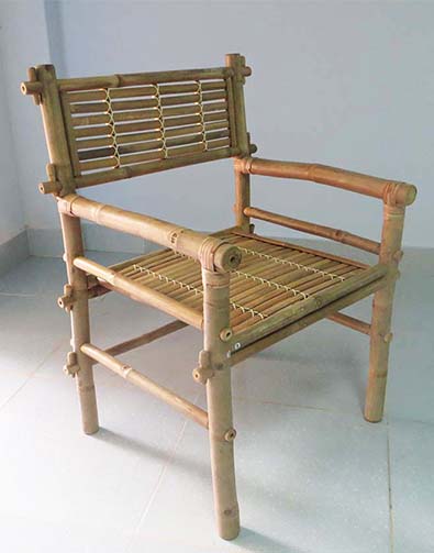 Simple best sale bamboo chair